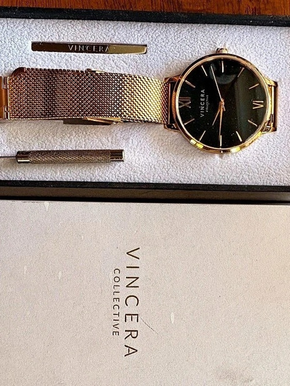 Vincero Collective Gold & Black Watch